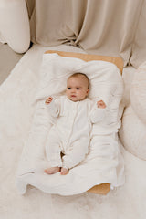 Classic Knit Romper - Milk