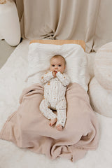 Classic Knit Romper - Milk
