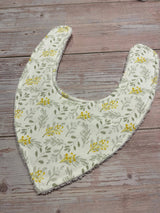 Olive Handmade Dribble Bib