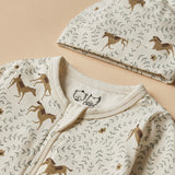 TRIXIE HORSE ORGANIC ZIPSUIT