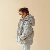 FERN CHECK PUFFER JACKET
