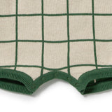 Lagoon Organic Knitted Check Growsuit