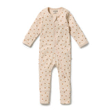 Little Lady Bugs Organic Zipsuit with Feet