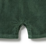 Moss Green Organic Cord Overall