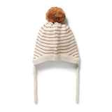Cinnamon stripe beanie