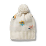 FLOWER POP ORGANIC KNITTED JACQUARD HAT