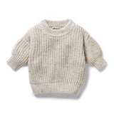 COOKIE AND CREAM ORGANIC KNITTED JUMPER