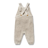 COOKIE AND CREAM ORGANIC KNITTED OVERALL
