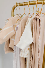 Heritage Knit Blanket - Biscotti