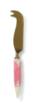 PINK MARBLE CHEESE KNIFE