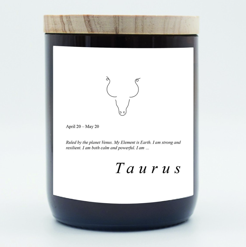 ZODIAC  SOY CANDLE - TAURUS