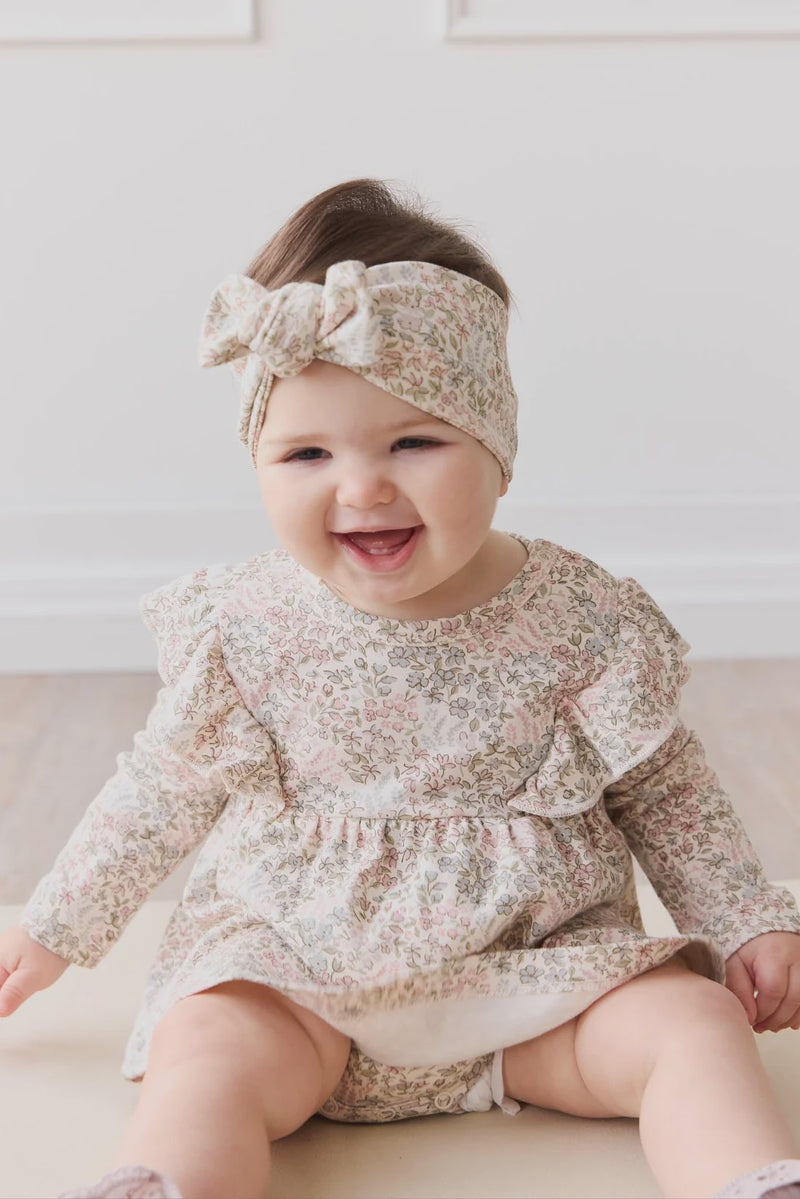 ORGANIC COTTON VIVIENNE PLAYSUIT - APRIL GLACIER