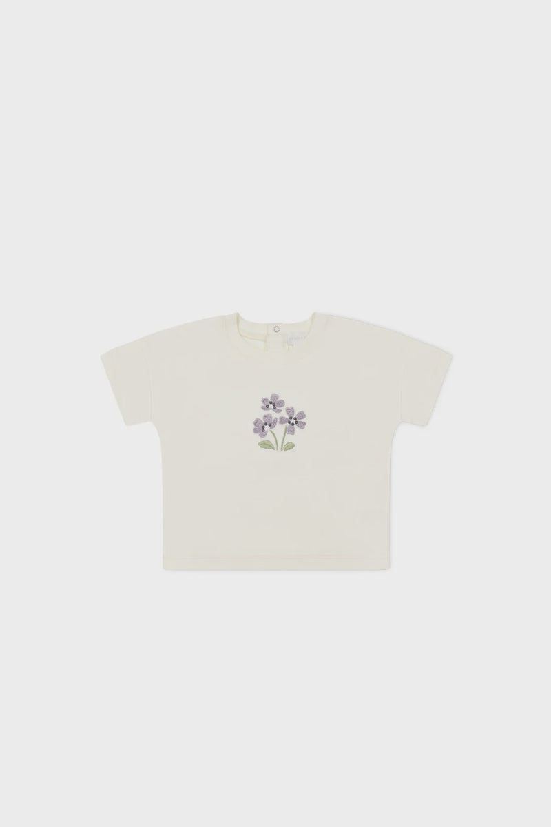 PIMA COTTON MIMI TOP - MEADOW FLOWERS