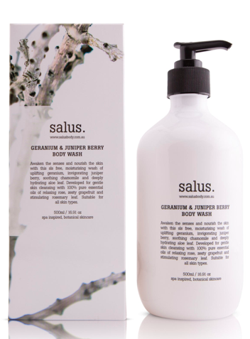 GERANIUM & JUNIPER BERRY BODY WASH