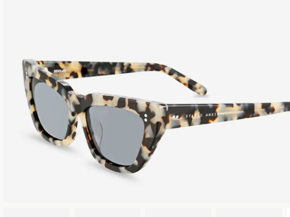 DESOLATE SUNGLASSES WHITE TORT