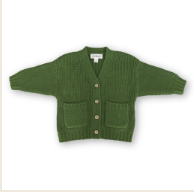 POCKET CARDIGAN VERDE