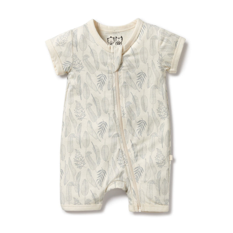 NEW LEAF ORGANIC BOYLEG ZIPSUIT