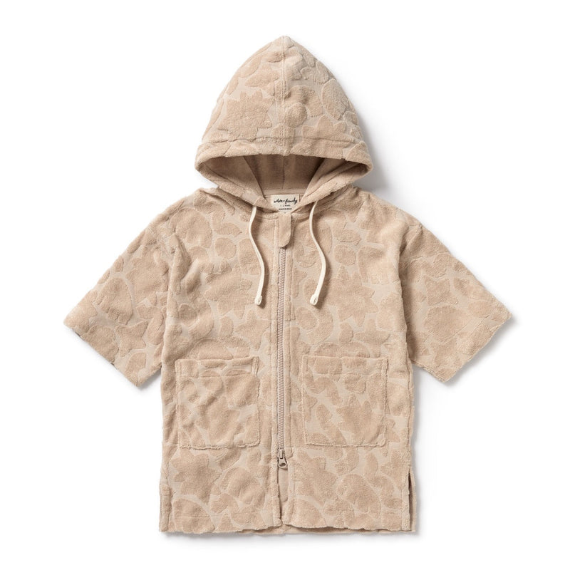 PATTERN PLAY ORGANIC TERRY HOODED TOWEL