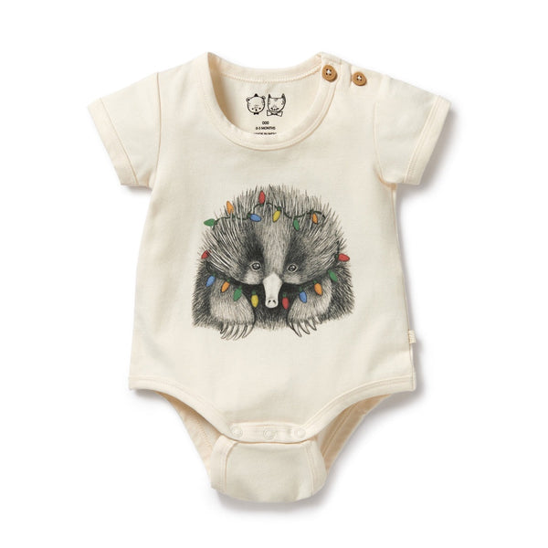 PUGGLE ORGANIC CHRISTMAS BODYSUIT