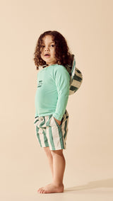 Lagoon Stripe Sun Hat
