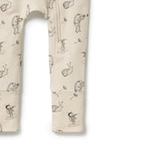 Whispering Willows Organic Zipsuit with Feet