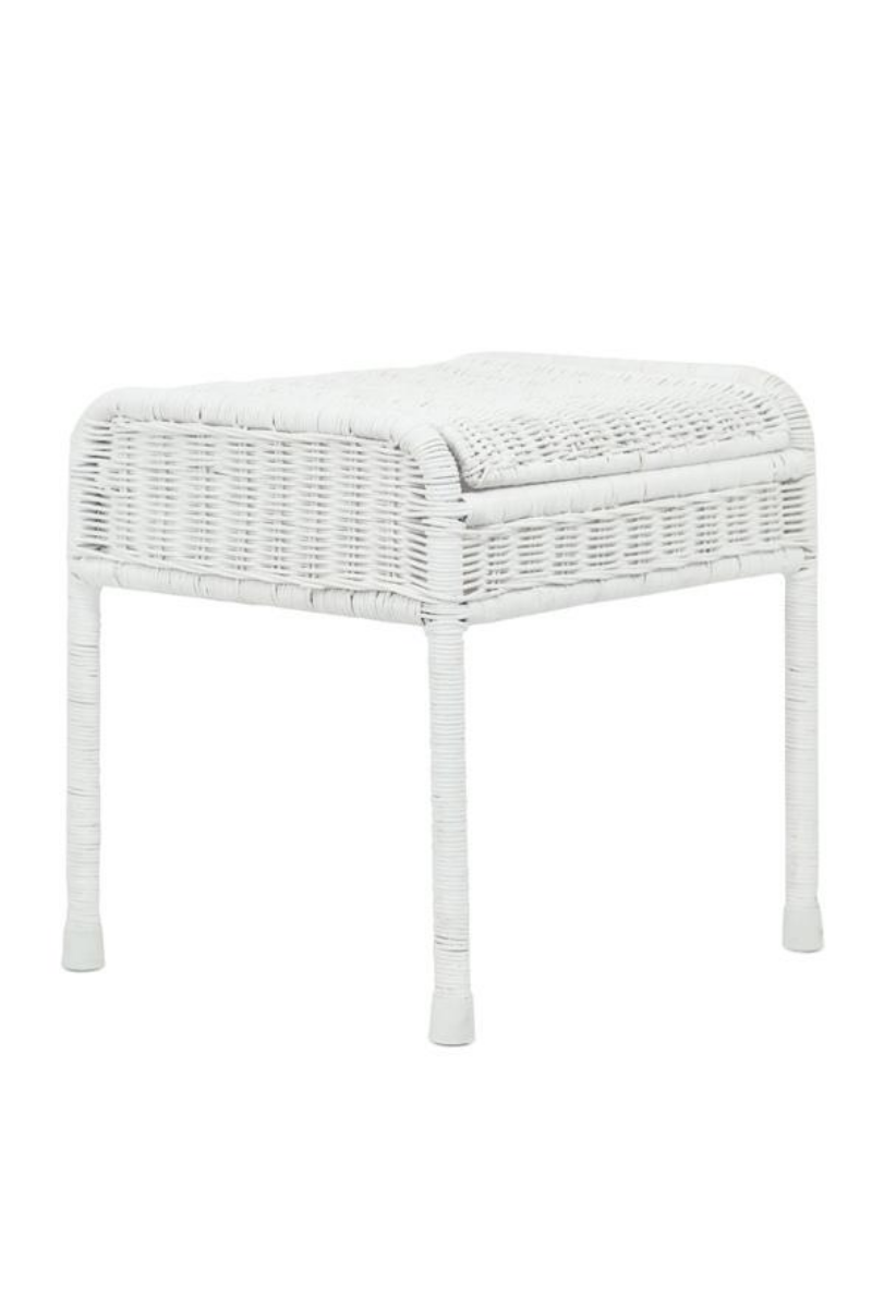 Olli Ella Storie Stool White Side Image Available At Loft