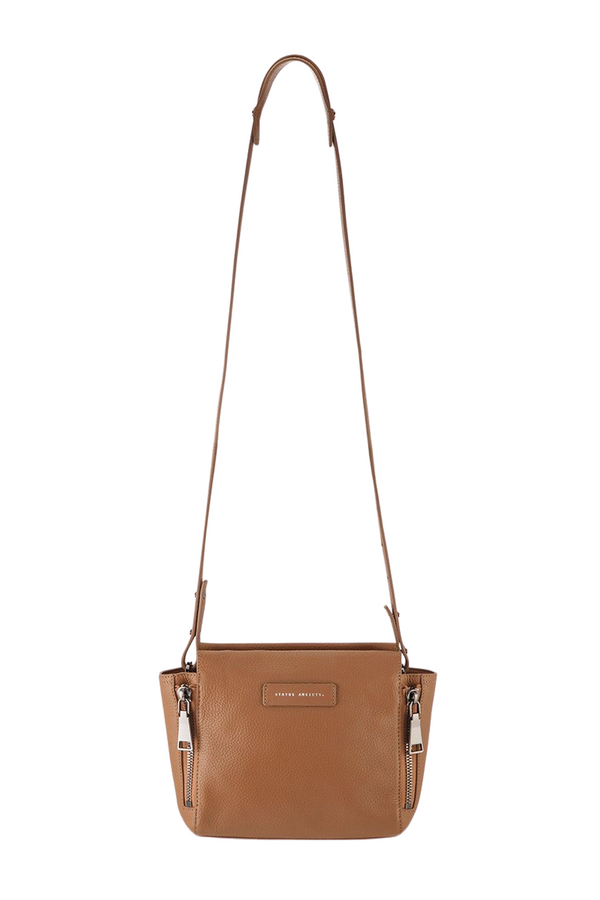 Status Anxiety The Ascendants Bag Tan Front Hanging Strap Image Loft
