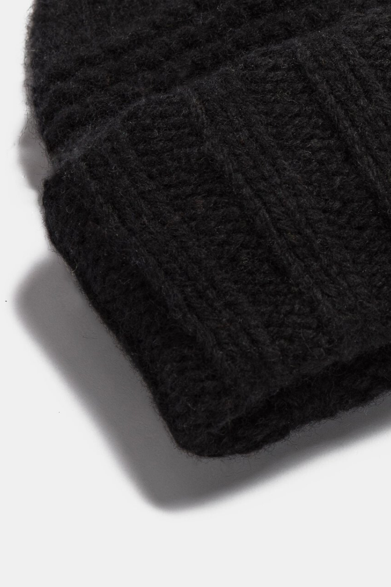 Will And Bear Doc Beanie Wool Front Mens Womens Detail Image